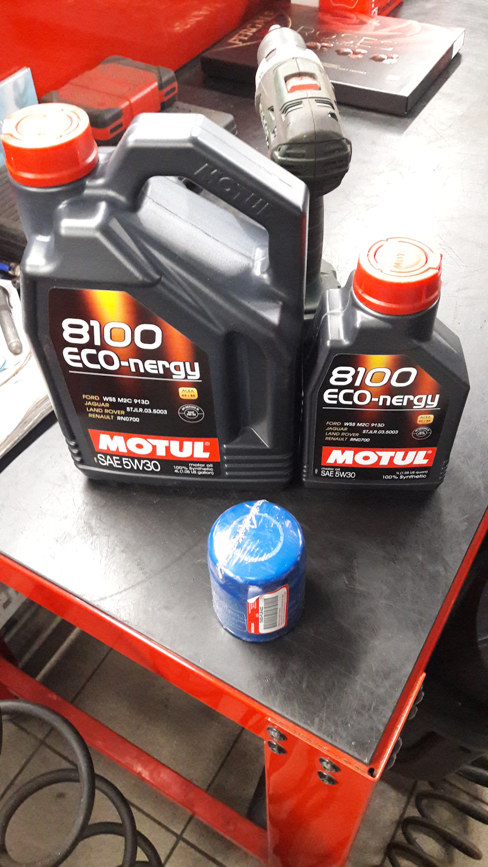 Смена масло на Motul 5w30 — Honda Accord (8G), 2,4 л, 2008 года ...