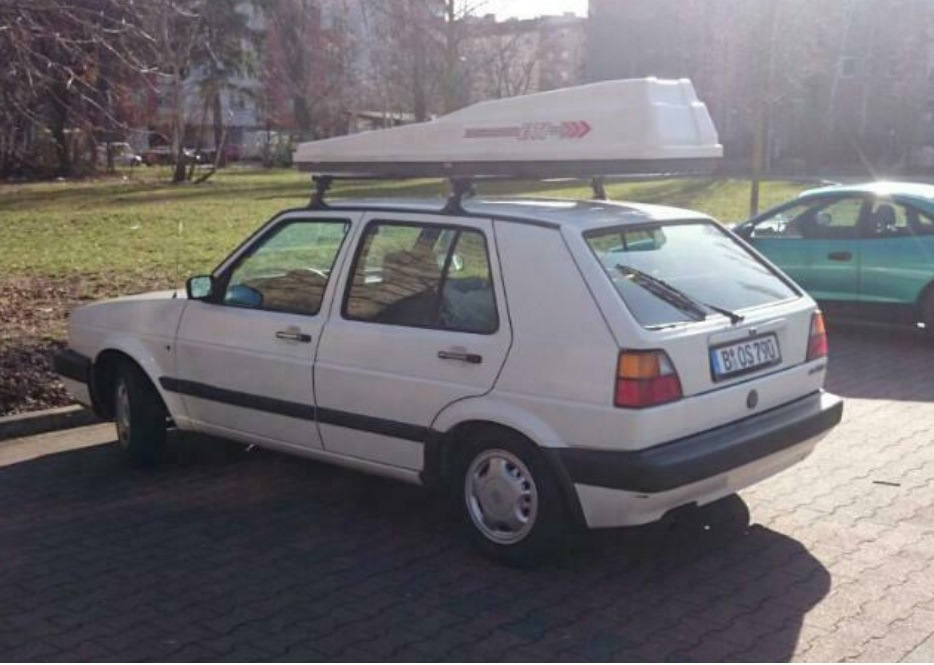 Boks Na Kryshu Volkswagen Golf 1 6 L 1987 Goda Na Drive2