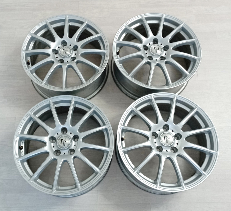 Литые диски Honda 7Jx17 ET48 5x114,3 на Honda Stream, Honda Accord (7G),  Mazda 6 (2G) GH, Honda Civic 4D (8G), Mazda 3 (2G) BL. Б/у | 30 000 ₽ в  городе Юрга | DRIVE2