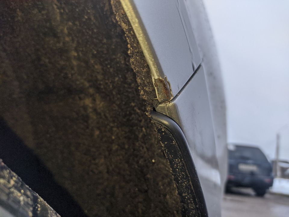 Защита кромки заднего крыла — Skoda Octavia A7 Mk3, 1,8 л, 2018 года ...