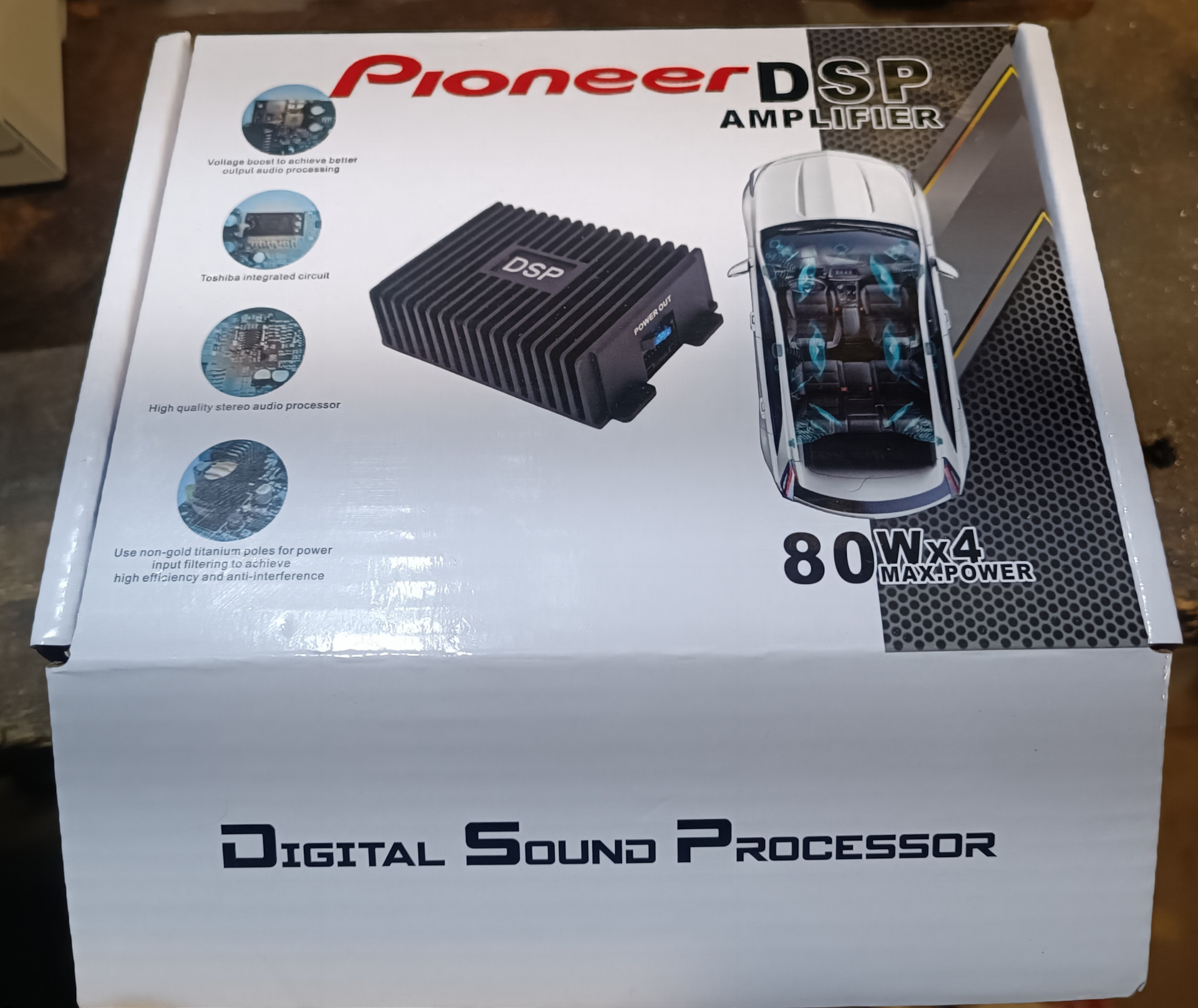 Усилитель Pioneer DSP на 2-Din магнитолу Swat — Mitsubishi Grandis, 2,4 л,  2003 года | автозвук | DRIVE2