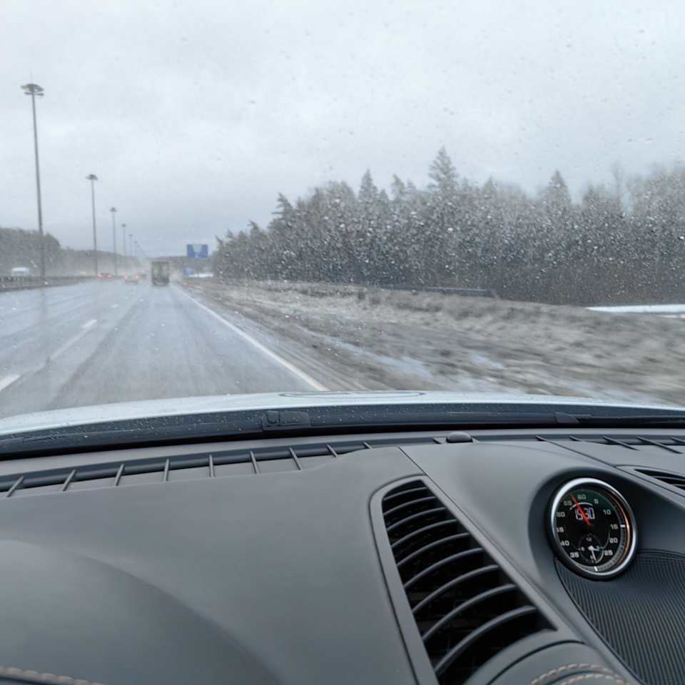 Зима, московские дороги — Porsche Cayenne (2G) 958, 3,6 л, 2014 года |  наблюдение | DRIVE2