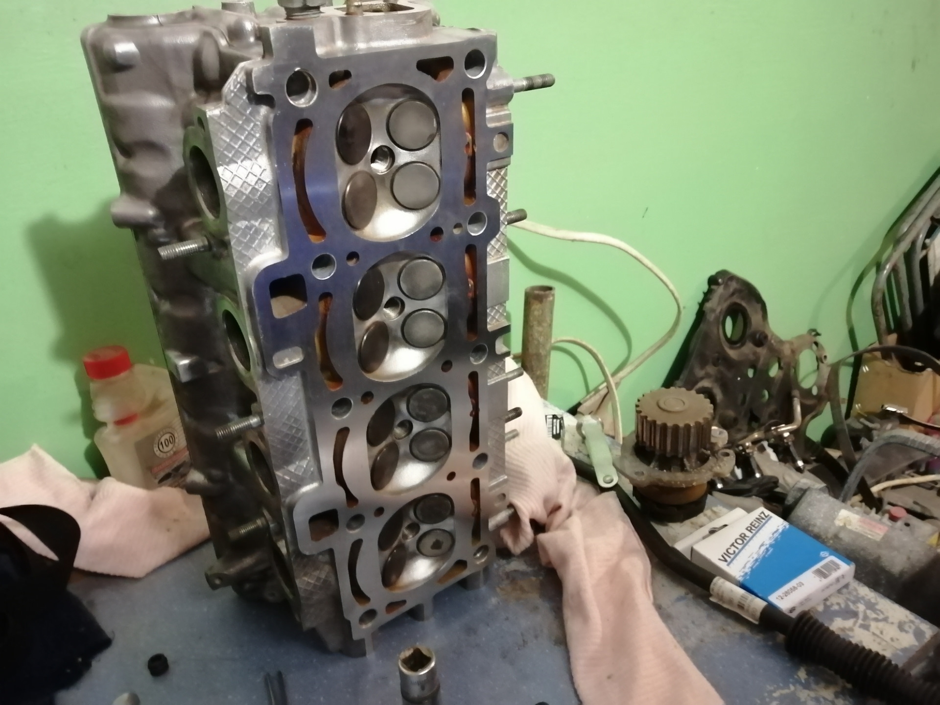 Ремонт гбц — Lada Приора хэтчбек, 1,6 л, 2011 года | своими руками | DRIVE2