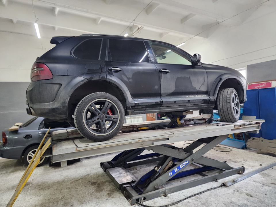 #15. Ремонт рул.рейки — Porsche Cayenne (1G) 955/957, 4,5 л, 2004 года ...