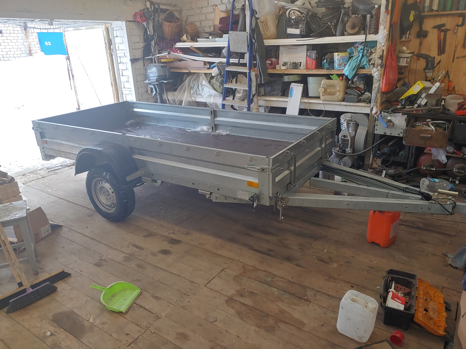 Откидной каркас прицепа для тента/пластика/листового металла ...