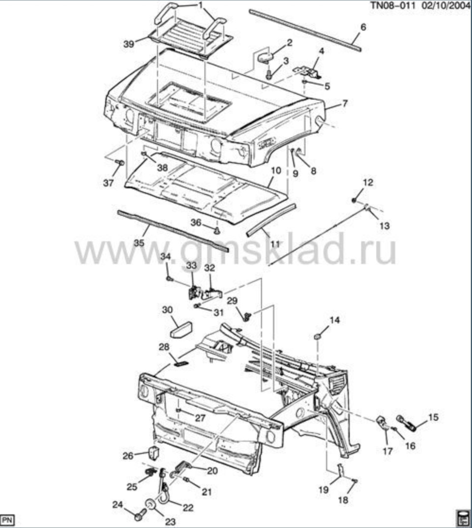 Не открыть капот. — Hummer H2, 6 л, 2006 года | поломка | DRIVE2