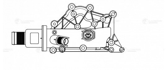 LT0914 Термостат для автомобилей Renault Fluence (10-)/Megane II (02 ...