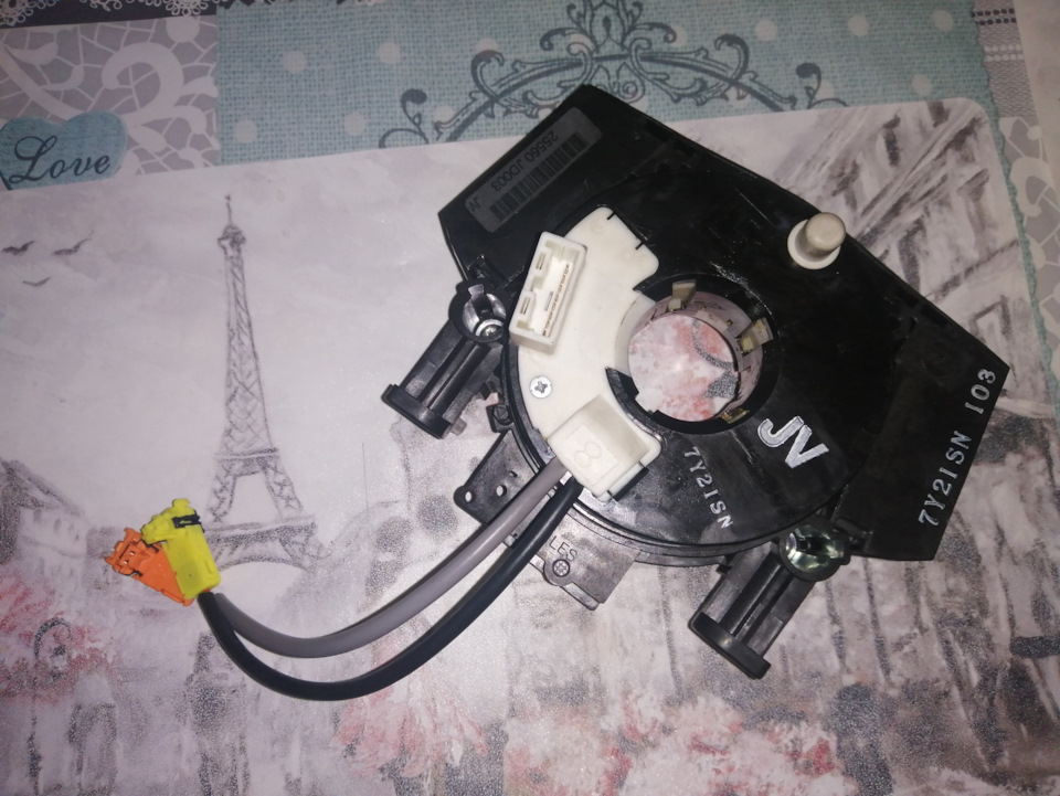 ✅ ️Замена подрулевого шлейфа (с нюансиками) - Nissan Teana (J32), 2,5 л, 2011 год