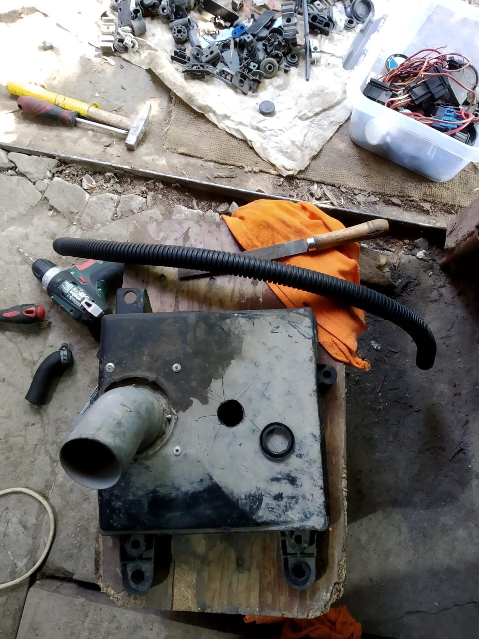 Шланг сапуна в … . — Lada 21124, 1,6 л, 2006 года | тюнинг | DRIVE2