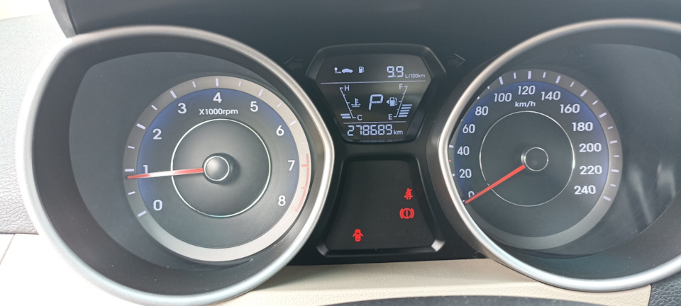 Расход топлива — Hyundai Elantra (5G), 1,8 л, 2014 года | наблюдение ...