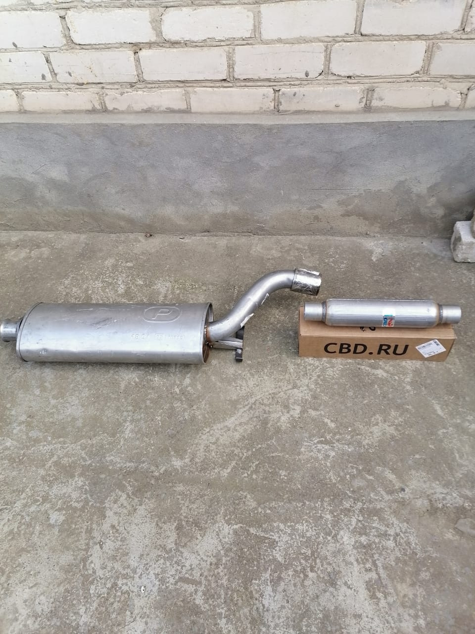 Установка ПТФ и сварка выхлопа — Москвич Святогор, 2 л, 1998 года ...