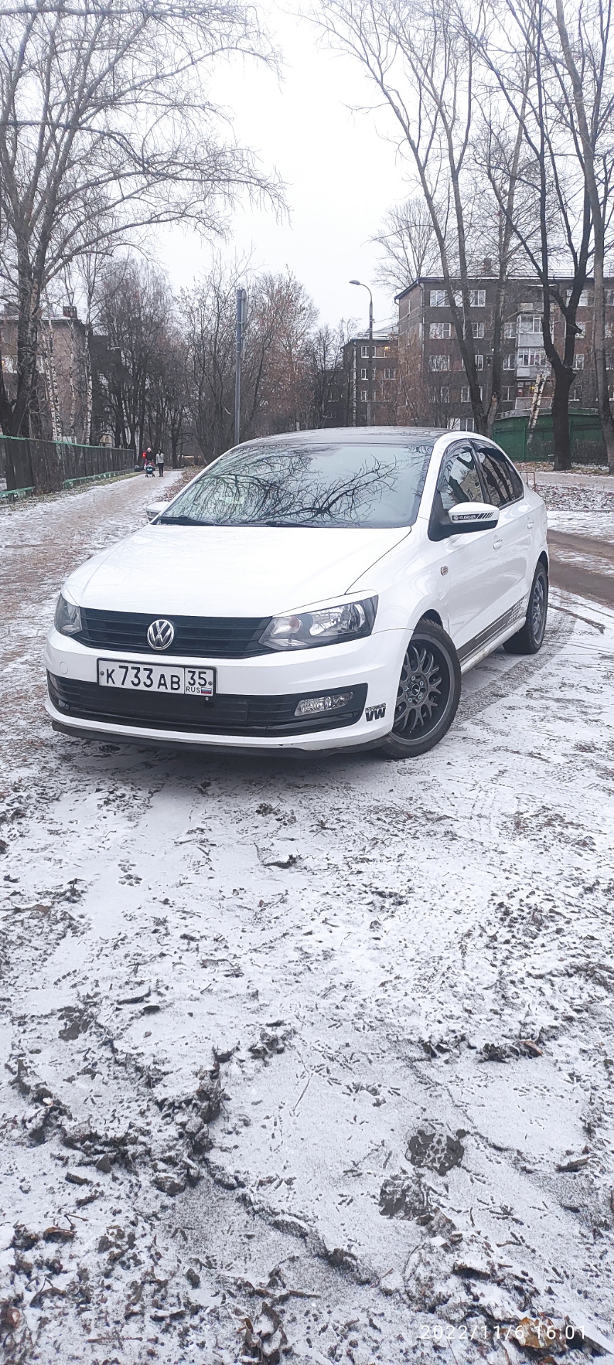 88 Диски с полкой на VW Polo. — Volkswagen Polo Sedan, 1,6 л, 2018 года |  колёсные диски | DRIVE2