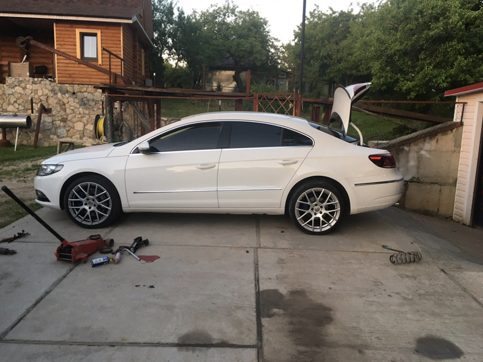 Пружины DCC и задние амортизаторы - Volkswagen Passat CC, 1,8 л, 2012 года своим