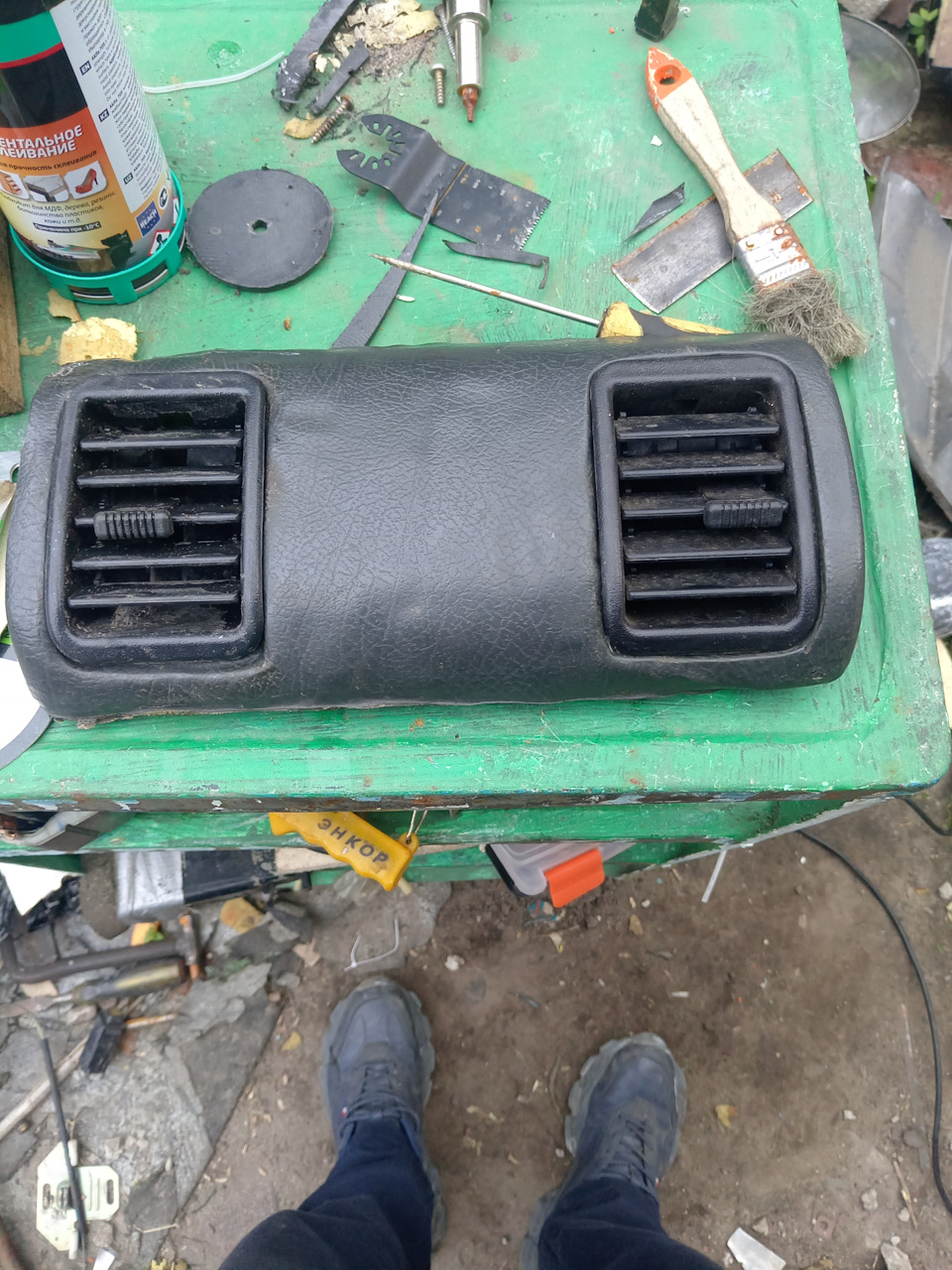 Обрезал лишнюю пену и затянул всё обратно — Lada 2120 Надежда