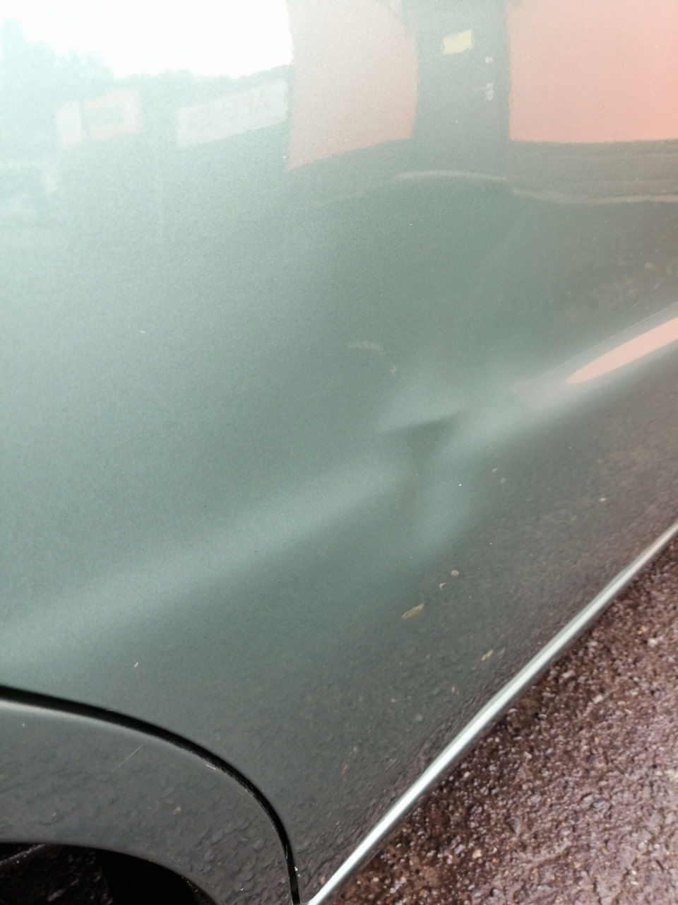 Удаление вмятины без покраски. — Chevrolet Lanos, 1,5 л., 2007 года ...