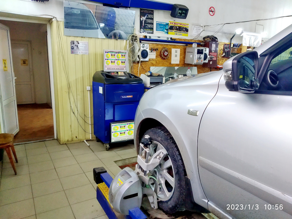 Развал-схождение. — Lada Гранта лифтбек, 1,6 л, 2015 года | плановое ТО ...