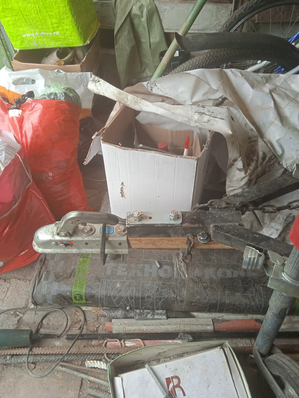 Удлинение дышла прицепа. — Lada Ларгус, 1,6 л, 2013 года | своими ...