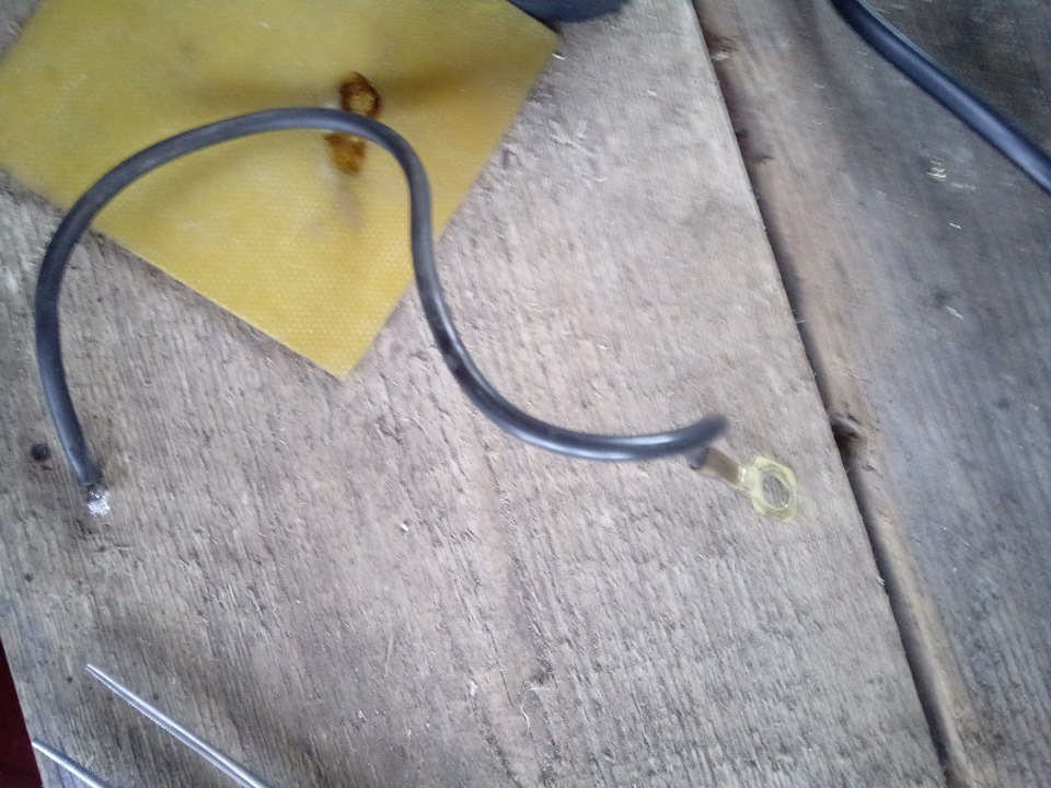 Также с родного моторчика перекинул провод — Lada 2120 Надежда