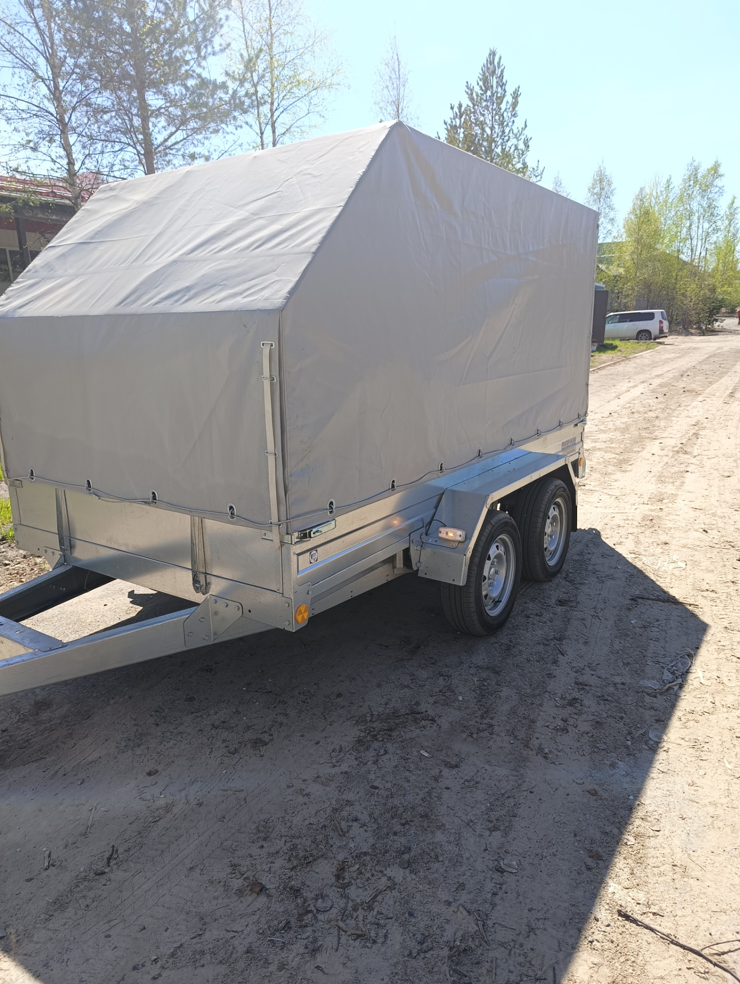 Саранский прицеп двухосный. Отзыв. — Toyota Land Cruiser Prado 150 ...