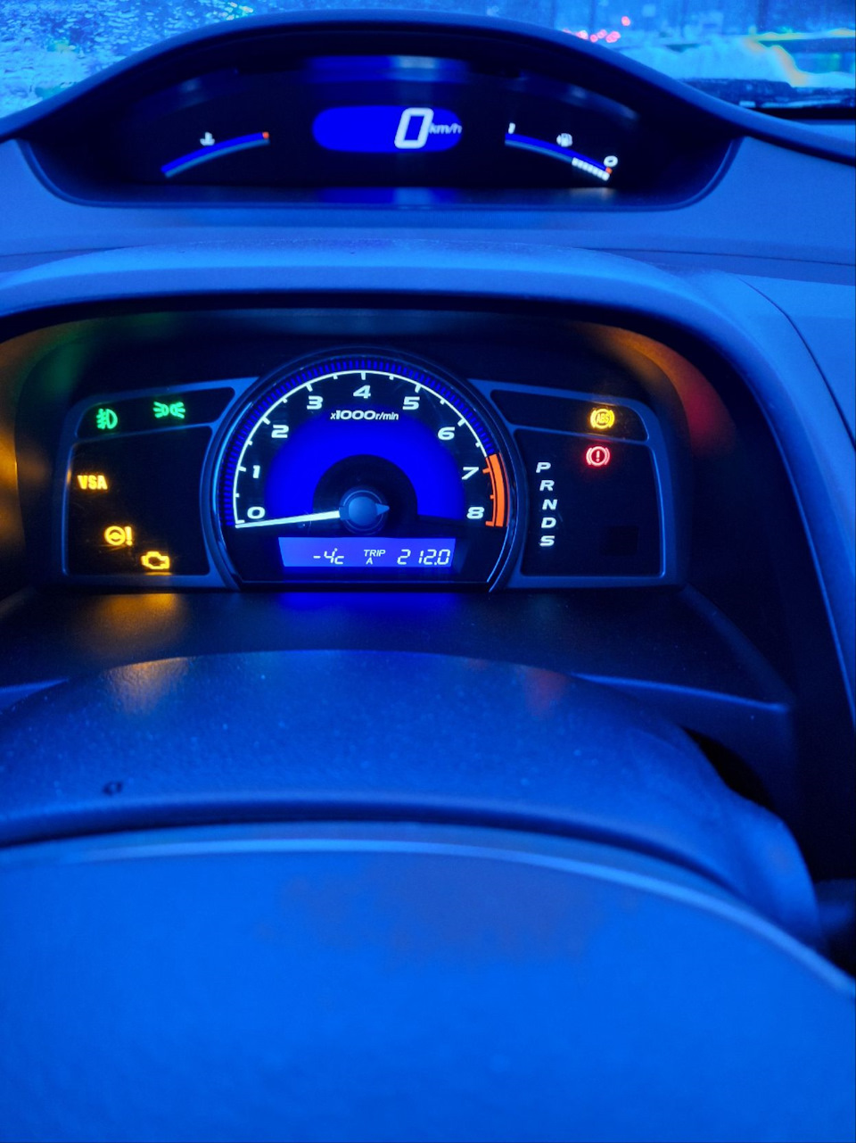 загорелась гирлянда на приборке — Honda Civic 4D (8G), 1,8 л, 2008 года ...