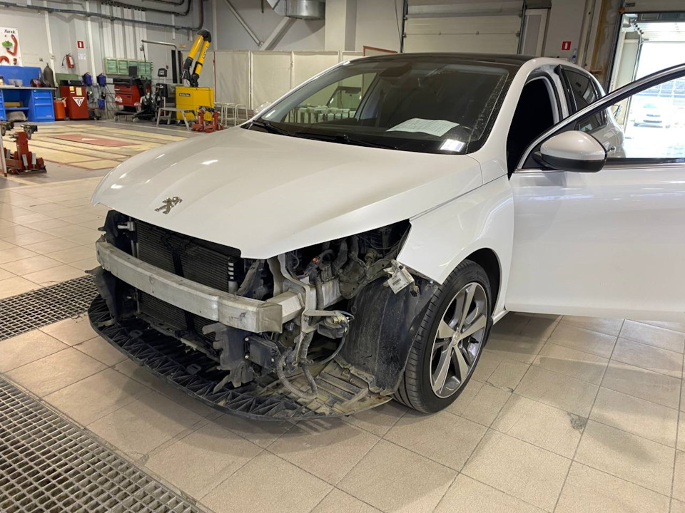 Промывка радиатора — Peugeot 308 (2G), 1,6 л, 2014 года | визит на ...