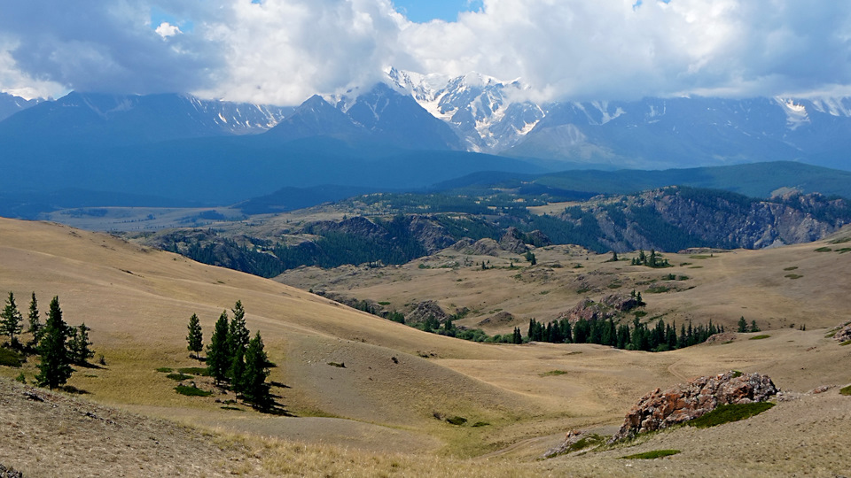 Курайская степь карта