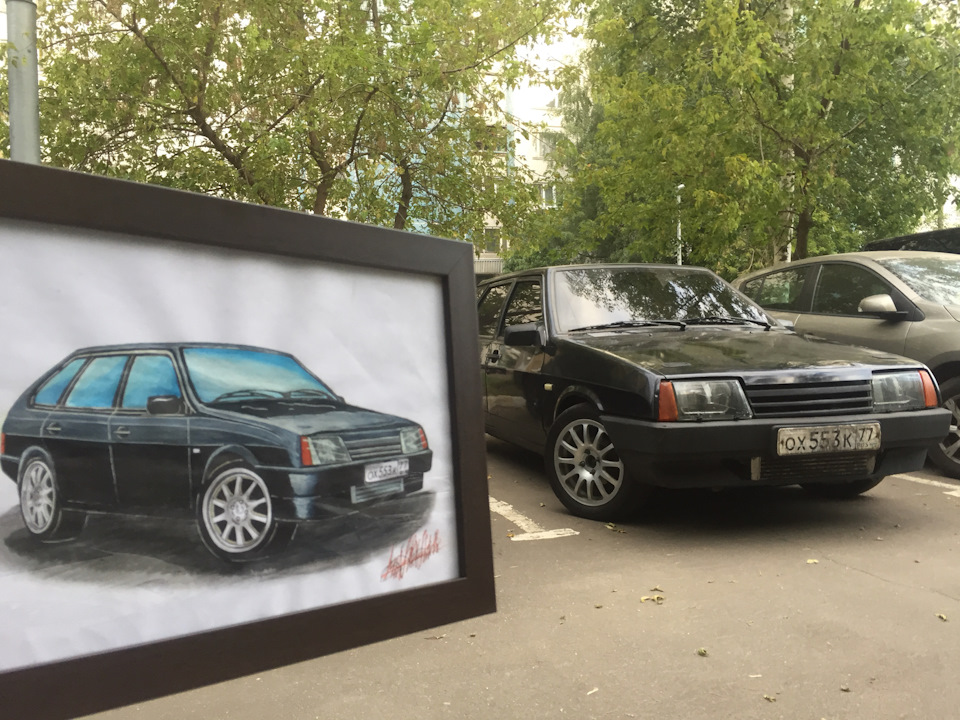 Девятка А4 — Lada 2109, 1,6 л, 1990 года | просто так | DRIVE2