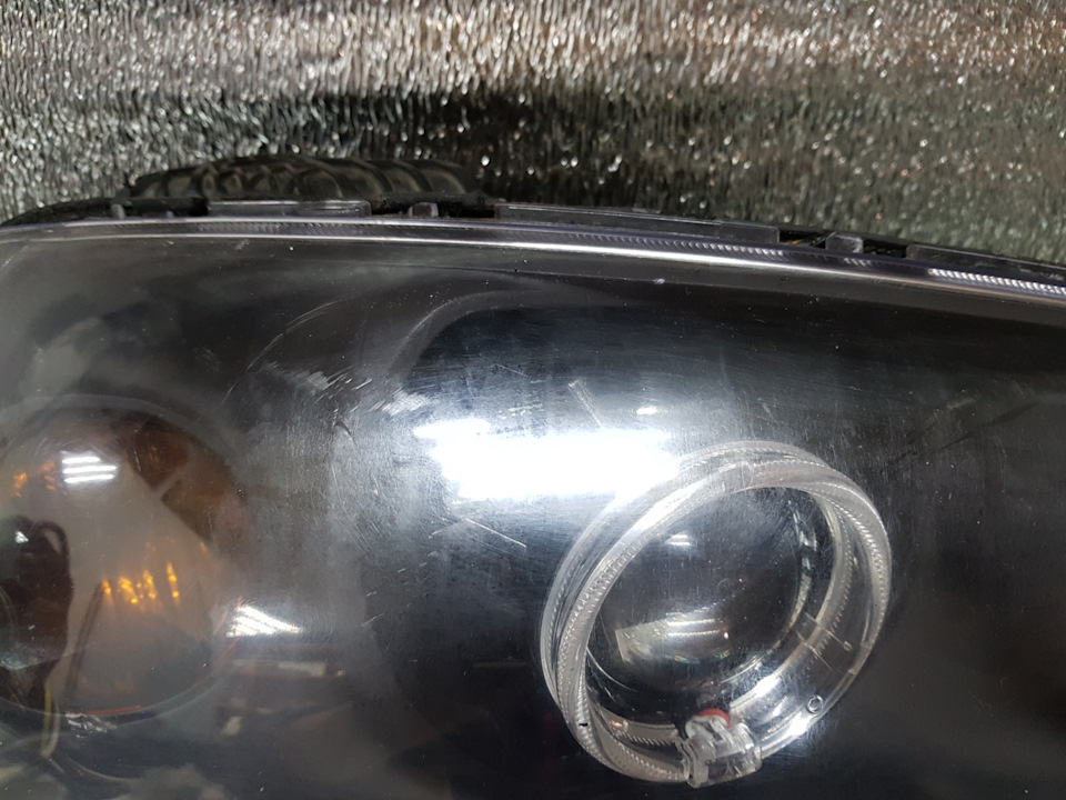 Покрытие фар лаком Hyundai Elantra — DRIVE2