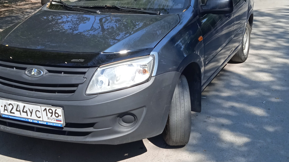 Газ снял))) — Lada Гранта, 1,6 л, 2014 года | наблюдение | DRIVE2