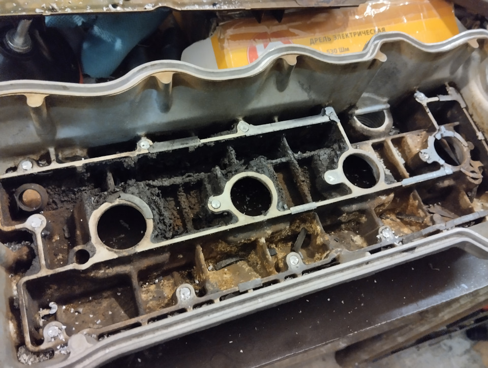 Чистка клапанной крышки. Чистка лабиринта — Toyota Camry (V30), 2 л ...