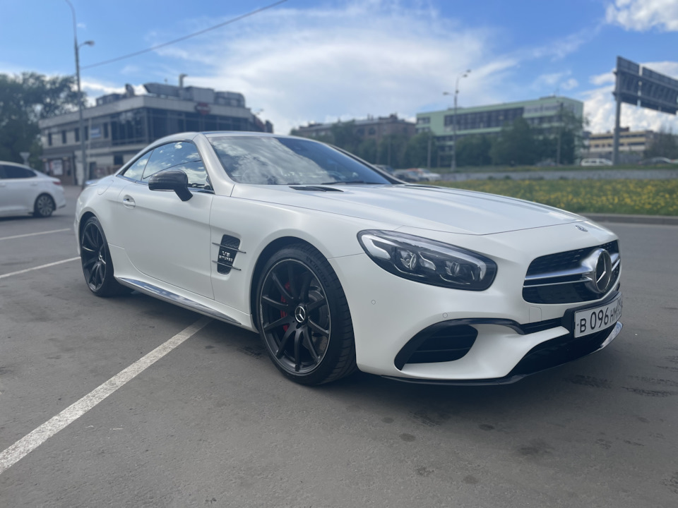 Первые тёплые дни🌞 — Mercedes-Benz SL-Class (R231), 6,3 л, 2018 года ...