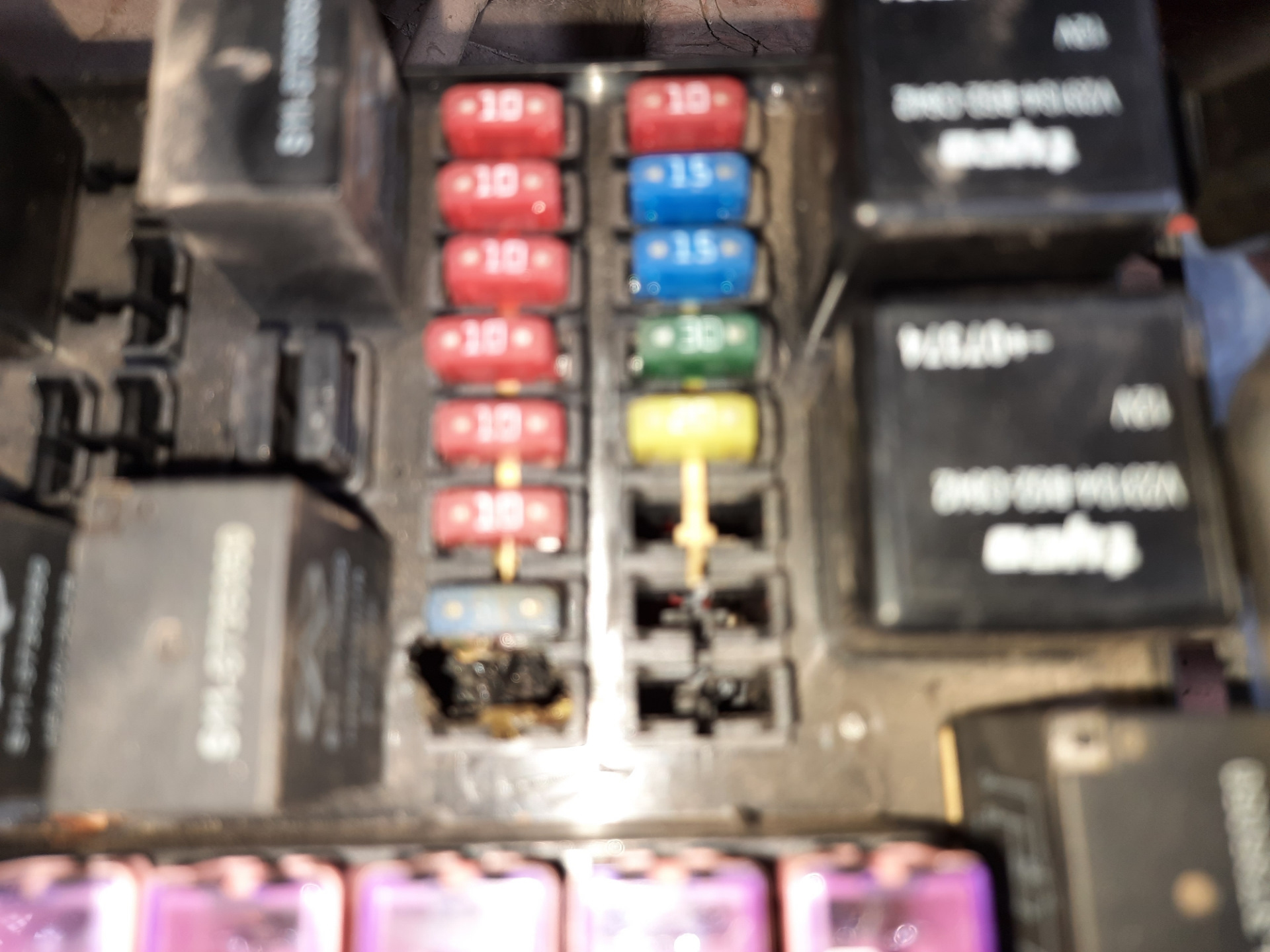 Предохранитель моторчика печки. — Chery QQ, 1,3 л, 2009 года | просто ...