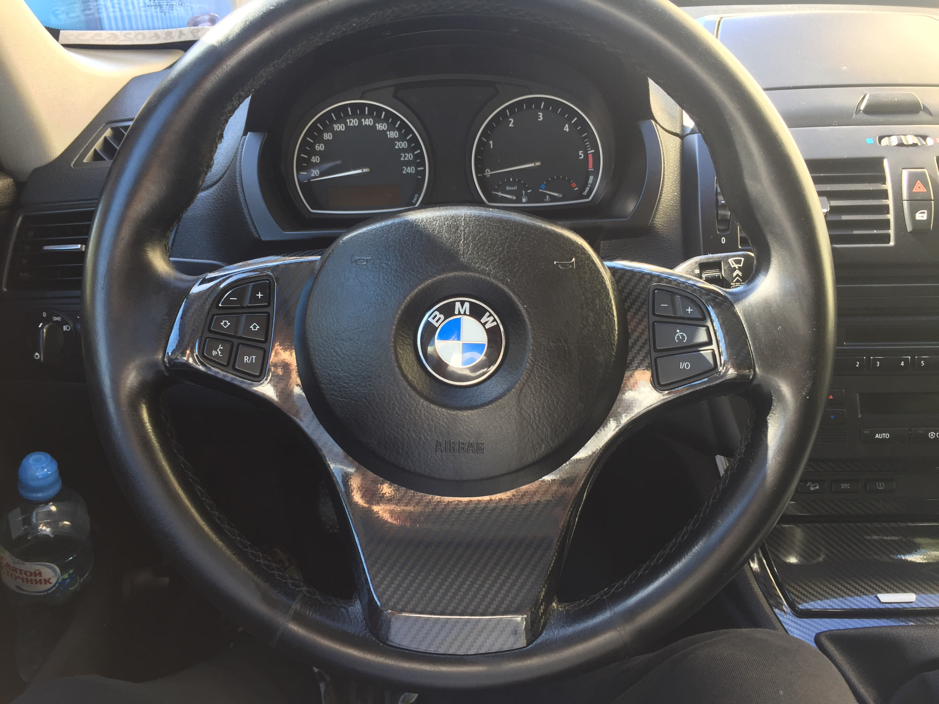 Как снять руль бмв х3 е83 Карбон в салон - BMW X3 (E83), 2 л, 2007 года стайлинг DRIVE2