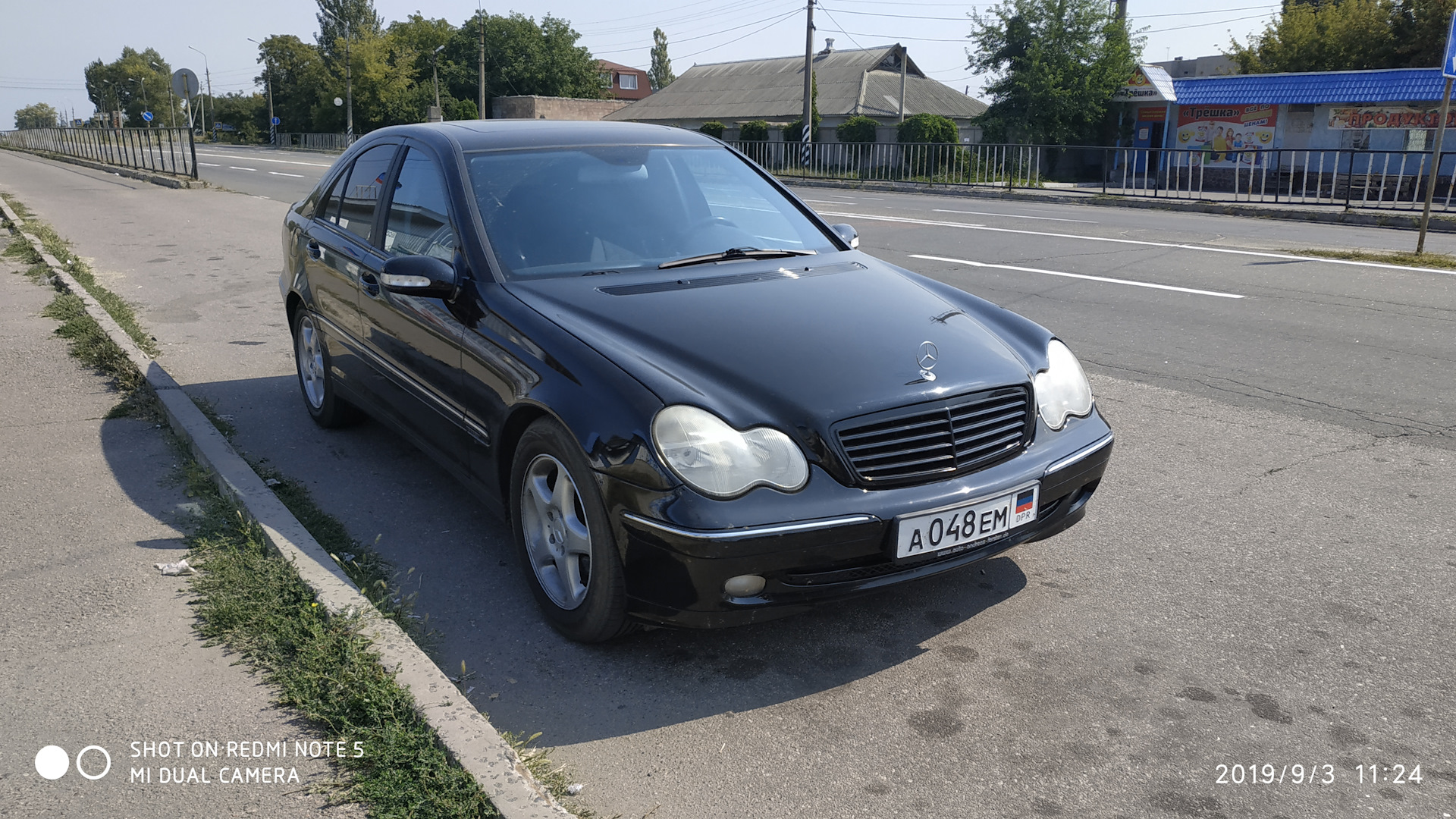 Mercedes-Benz C-class (W203) 2.0 бензиновый 2001 | Черный бандит на DRIVE2