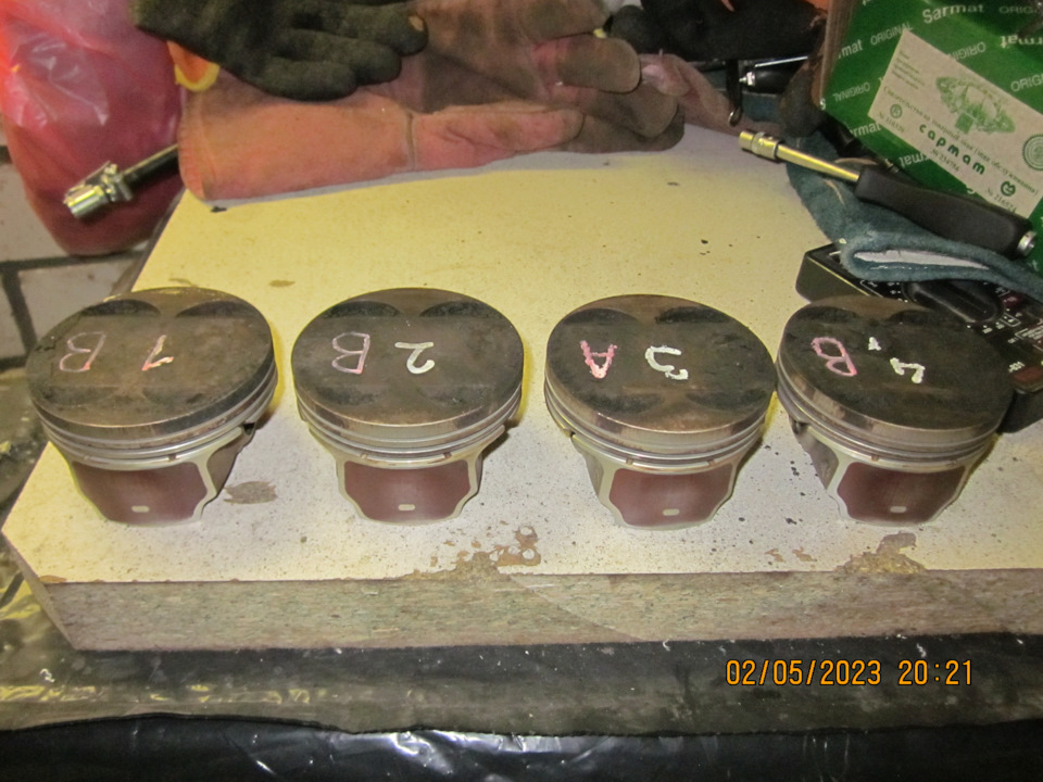 Капиталка 1,8. Ч.-10. Поршни "Сармат", сравнение со стоком. — Lada ...