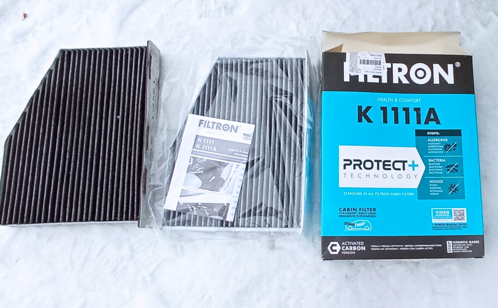 Фильтры (воздушный+салонный) — Audi Q3 (1G), 2 л., 2013 года ...