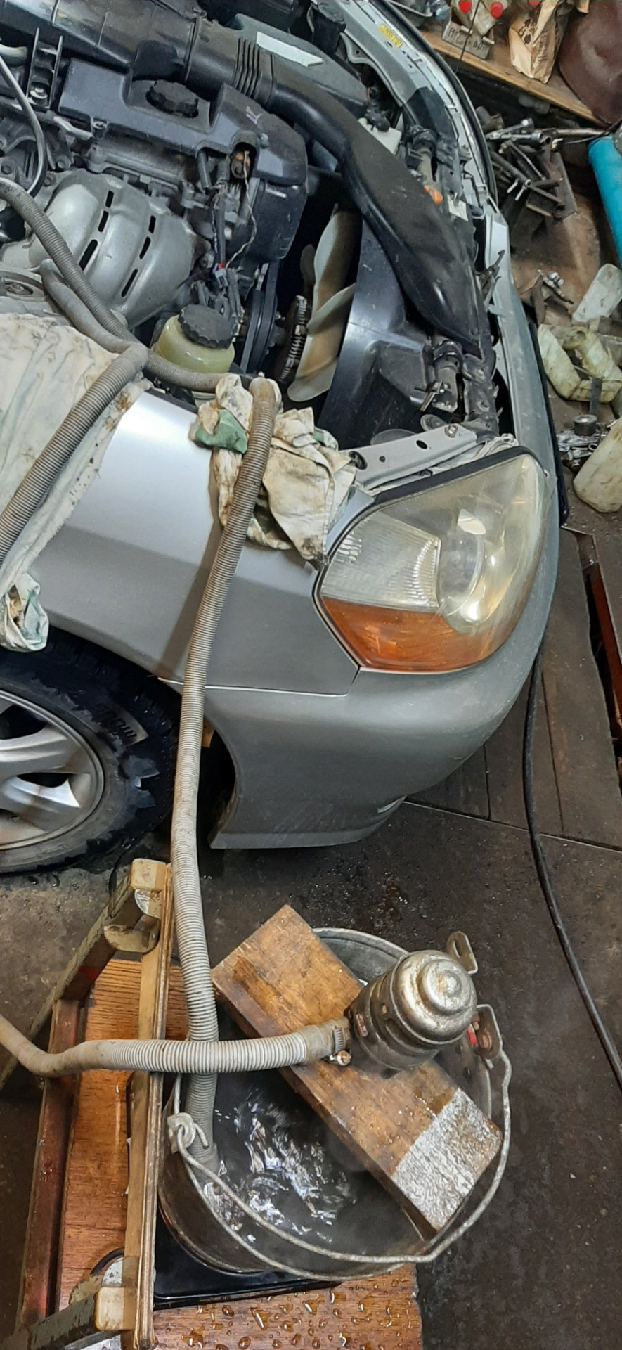 Промывка печки Toyota mark2 110 — Toyota Mark II (110), 2 л, 2002 года ...