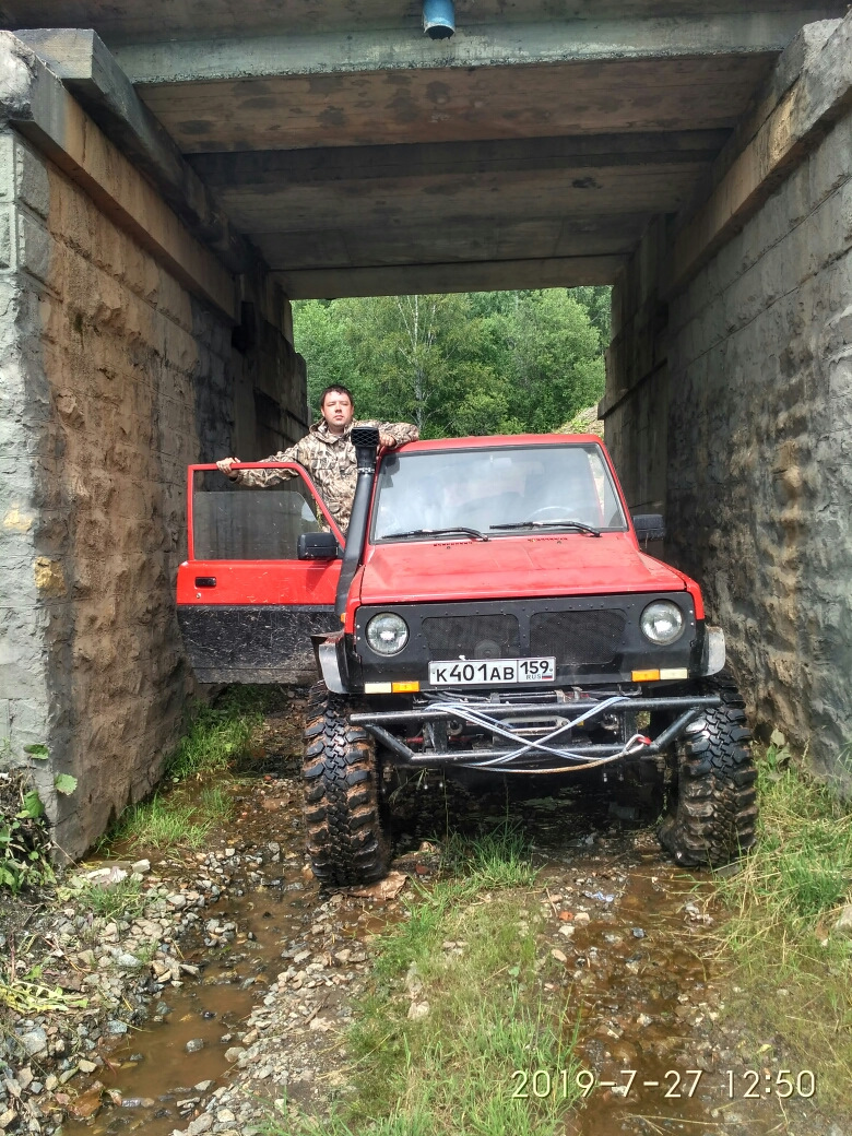 Первая выезд после долгой стройки — Daihatsu Rocky (1G), 2,8 л, 1987 года |  покатушки | DRIVE2