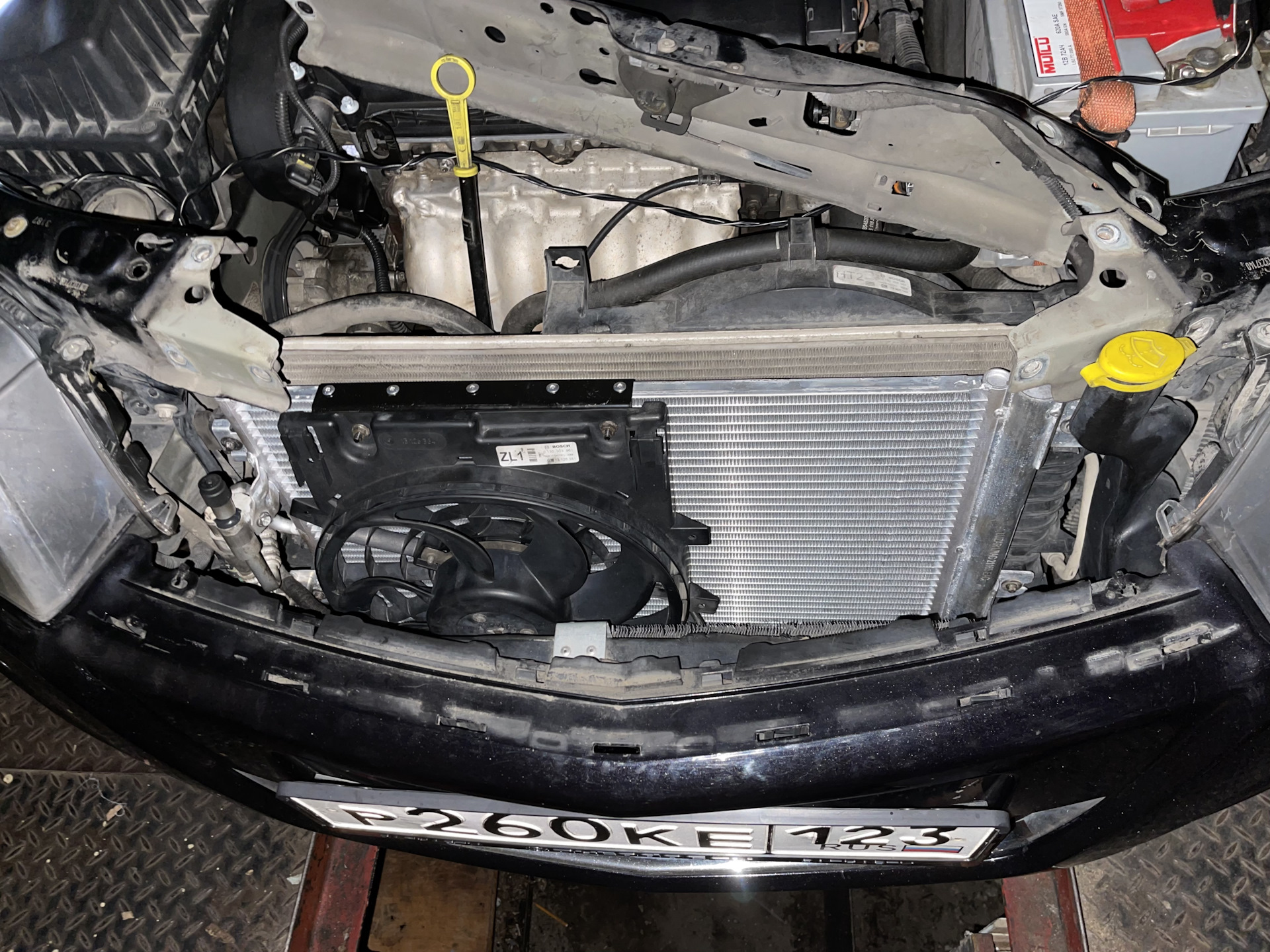 Замена радиатора кондиционера — Opel Astra H, 1,8 л, 2008 года ...
