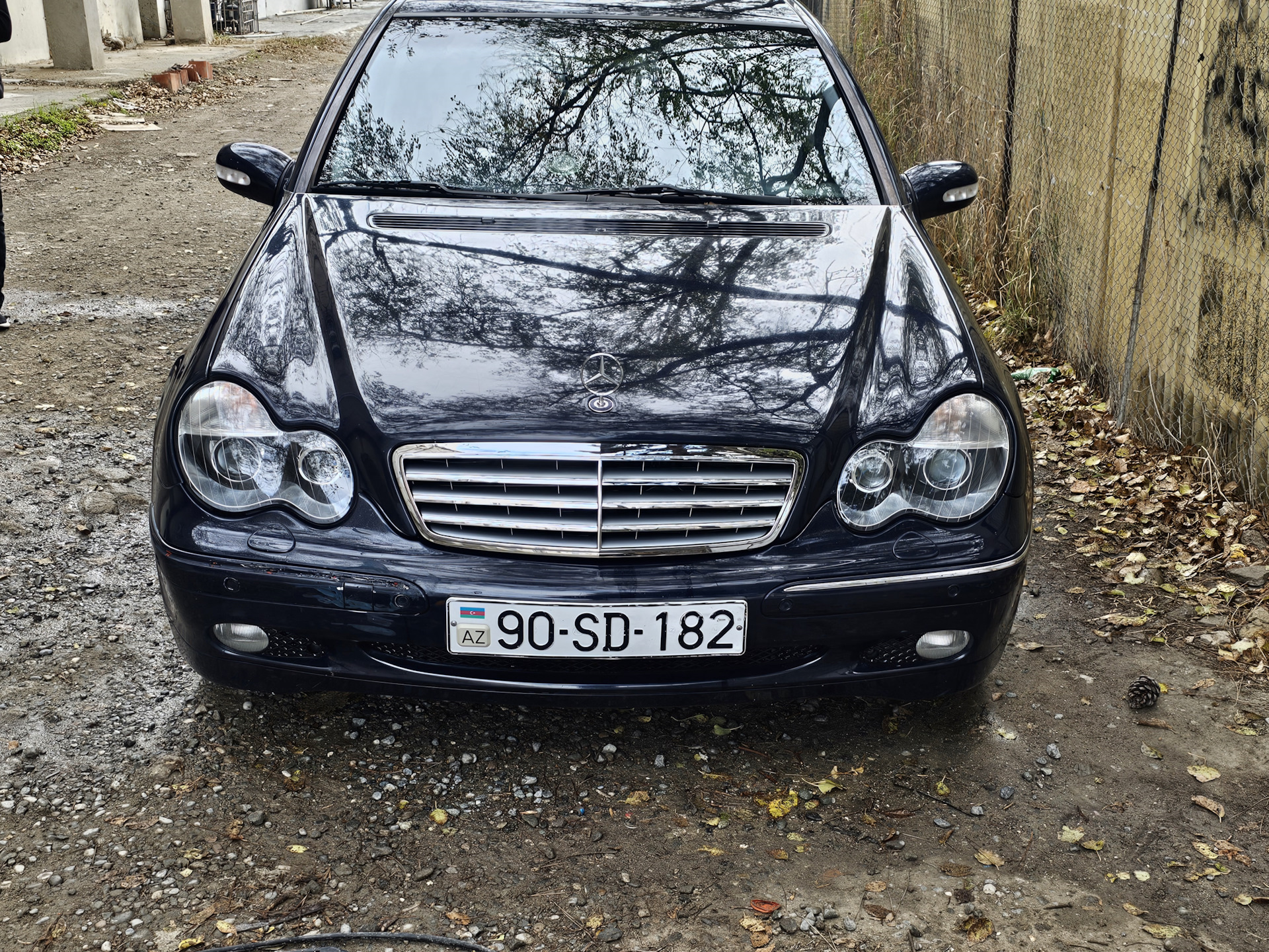 Решетка радиатора от рестайл W203 — Mercedes-Benz C-Class (W203), 2 л ...