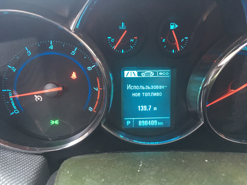 Расход топлива радует. — Chevrolet Cruze (1G), 1,4 л., 2015 года ...
