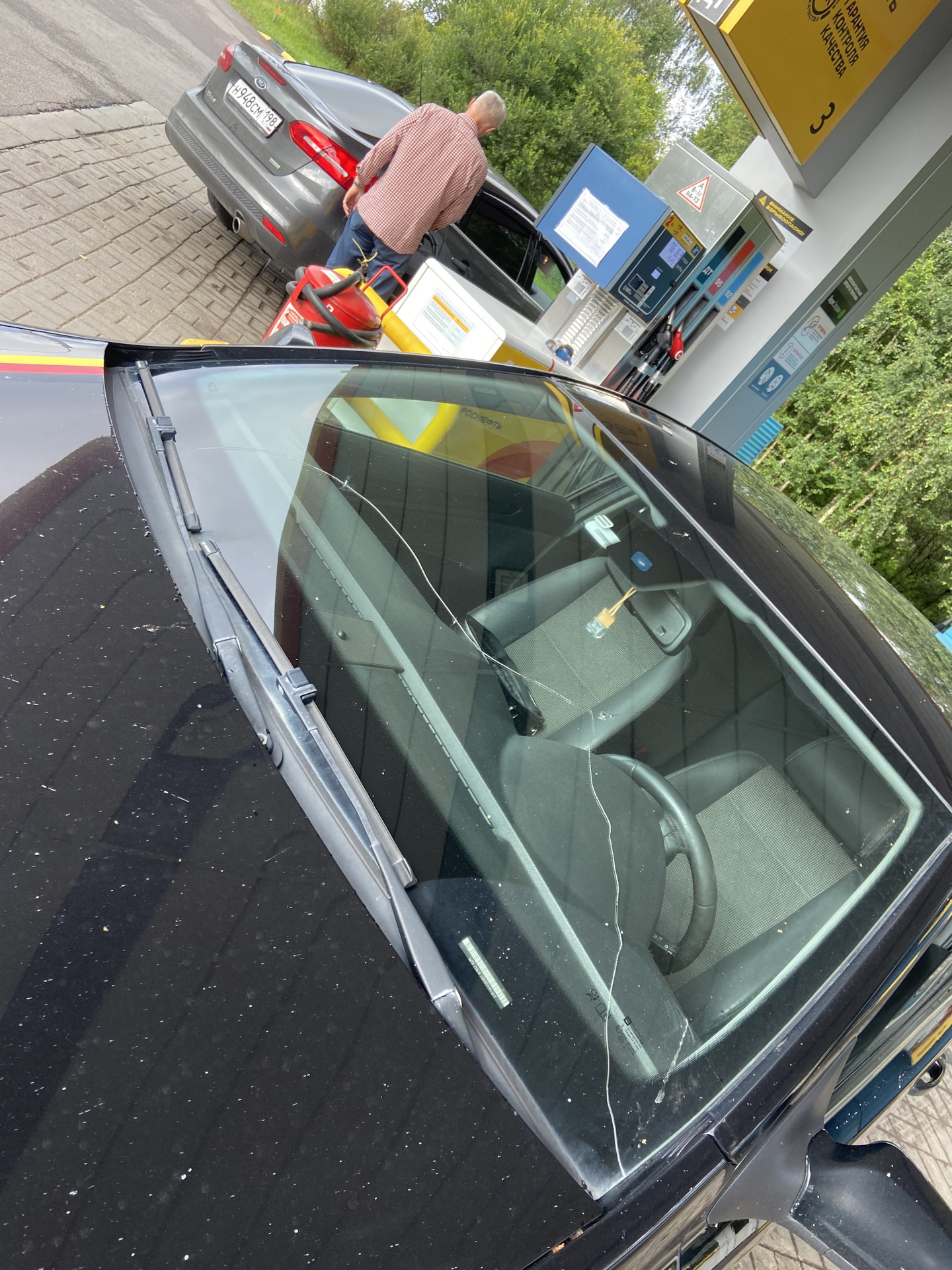 Замена лобового Стекла Опель Астра H GTC — Opel Astra H GTC, 1,6 л ...
