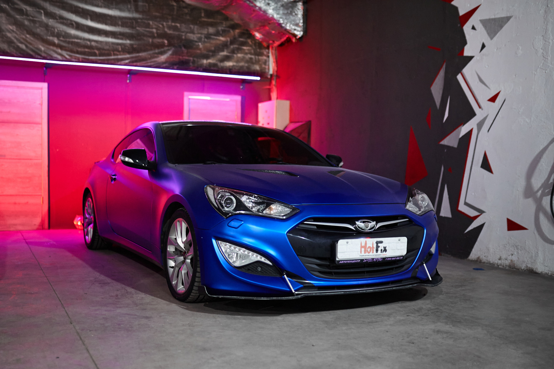 Hyundai Genesis Coupe Tuning подсветка