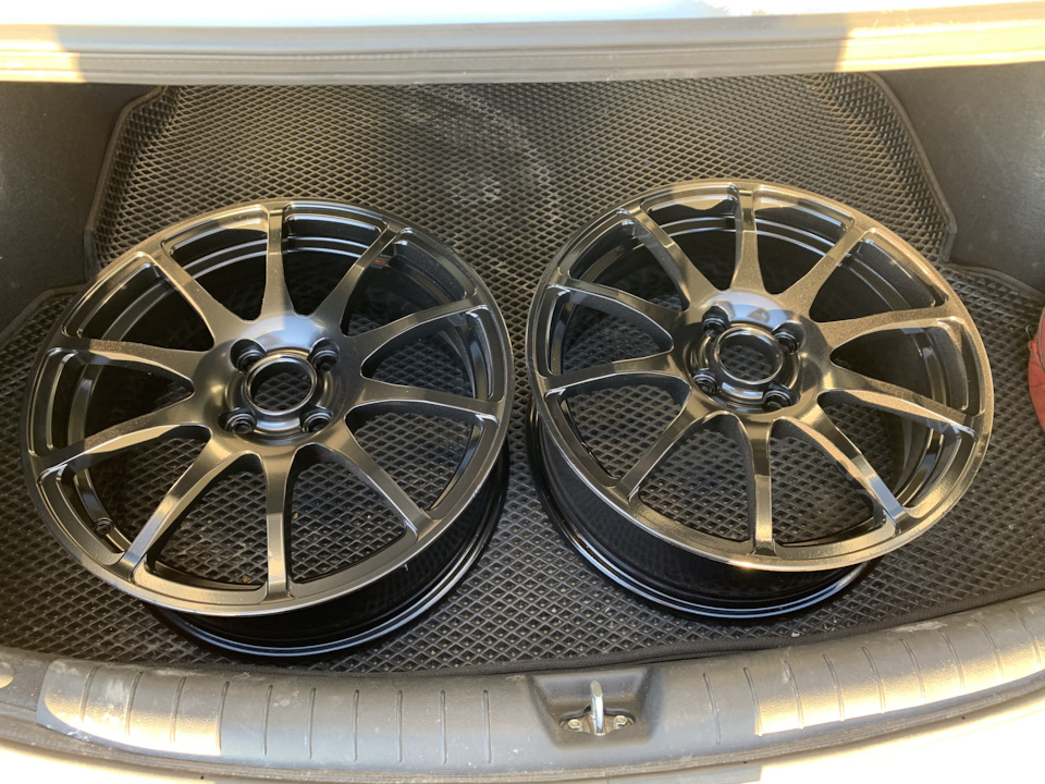 Порошковая покраска сликов — Hyundai Solaris (2G), 1,6 л, 2019 года ...