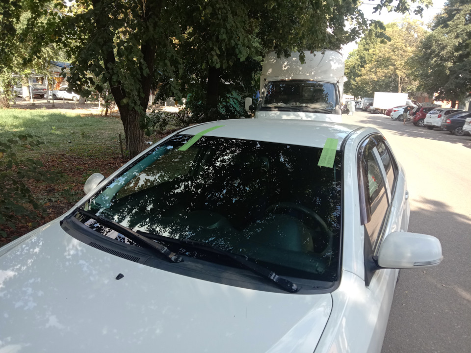 Замена лобового стекла — Geely GC6, 1,5 л, 2014 года | визит на сервис ...