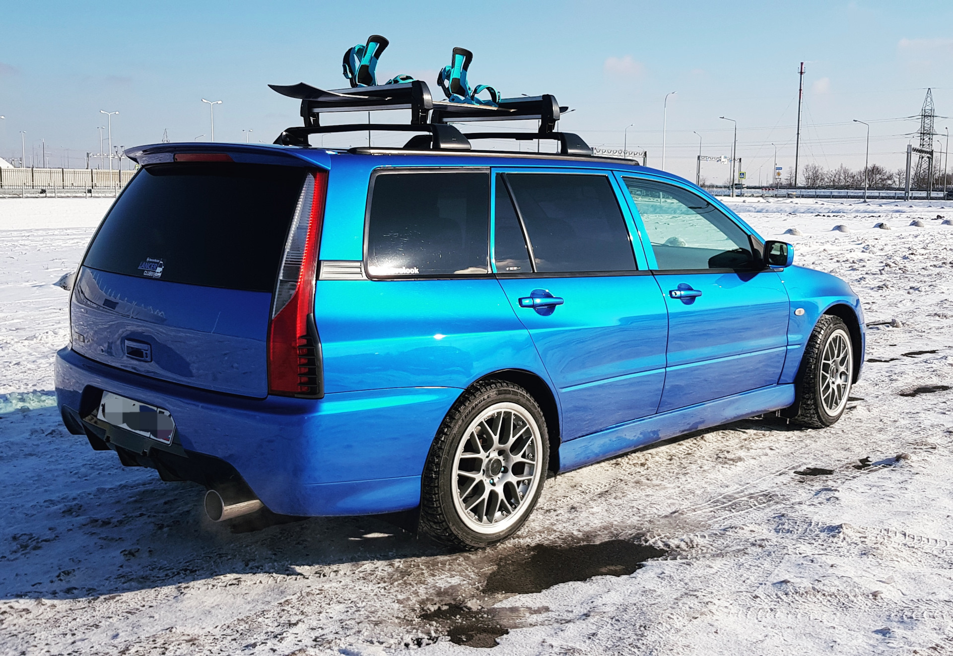 Оригинальные рейлинги(редкая вещь для редкого авто) — Mitsubishi Lancer IX,  2 л, 2004 года | аксессуары | DRIVE2