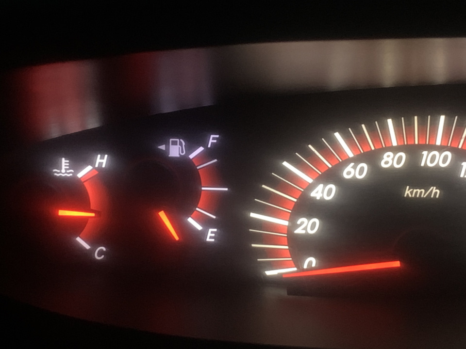 Уровень топлива — Toyota Estima (II), 2,4 л., 2002 года | заправка | DRIVE2