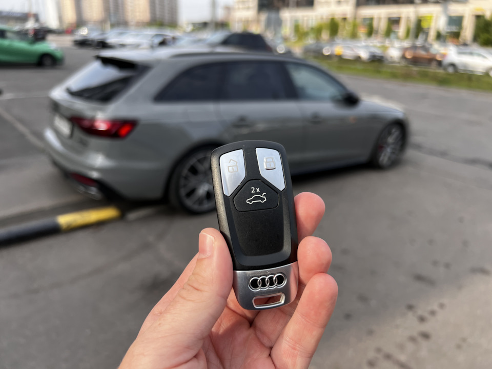 Бесключевой доступ Ауди а4 — Audi A4 Avant (B9), 2 л, 2019 года | визит ...