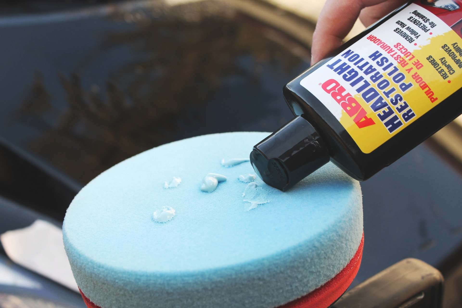 Чем полировать фары? Headlight restoration polish ABRO Masters ...