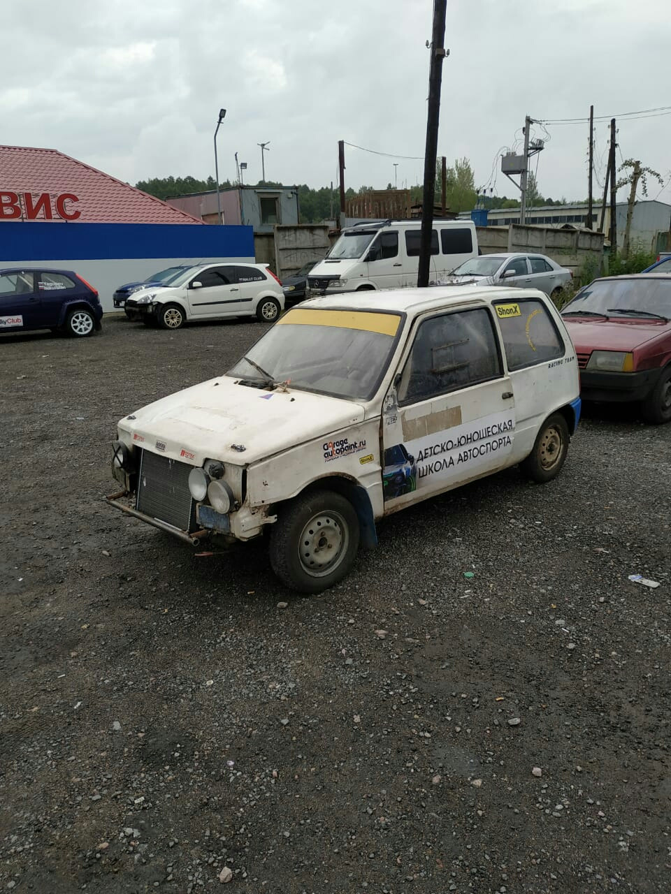 Ставим радиатор ВАЗ 2108 — Lada 11113 Ока, 0,8 л, 2004 года | тюнинг |  DRIVE2